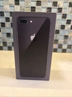 Apple iPhone 8 Plus - Jet Black Box- NO PHONE- Box Only